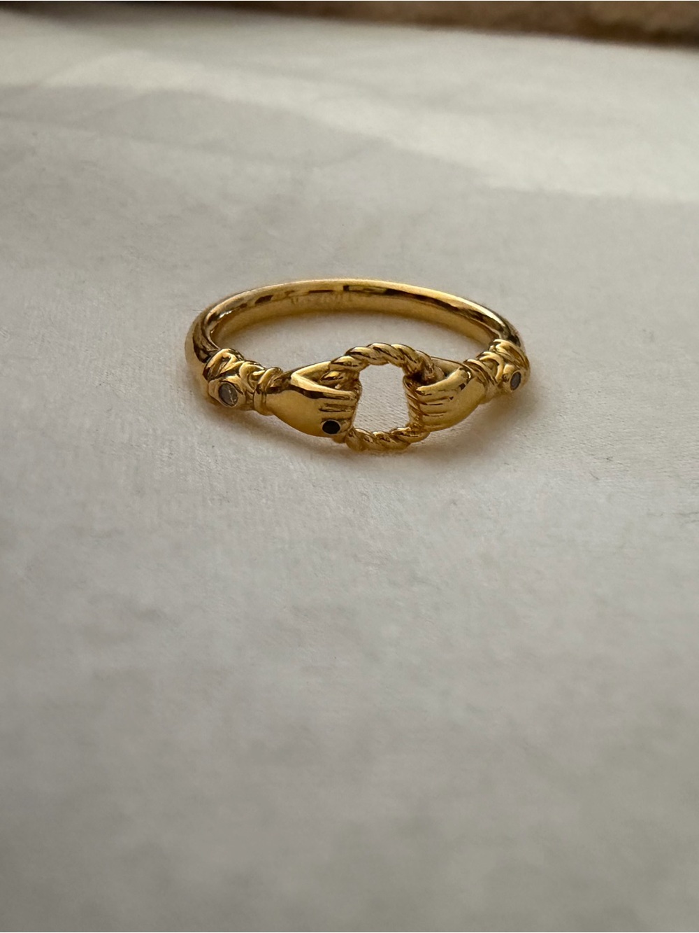 Brand new MISSOMA gold ring